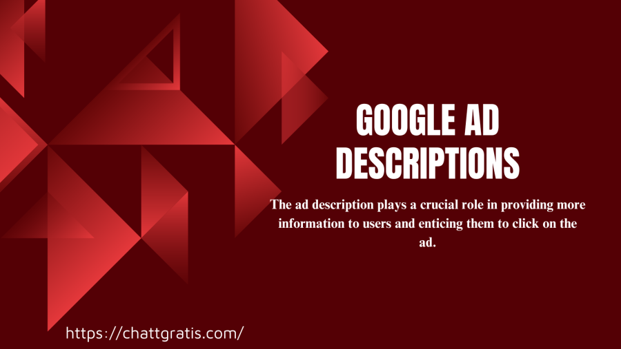 Google ad Descriptions 