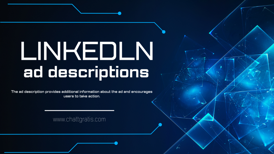 LinkedIn ad descriptions